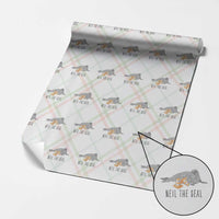 Cute Neil the Seal Traffic Cone Meme Wrapping Paper Roll Funny Viral Chaotic Southern Elephant Seal
