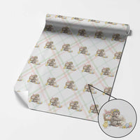 Cute Punch Baby Monkey Easter Wrapping Paper Roll Funny Animal Gift