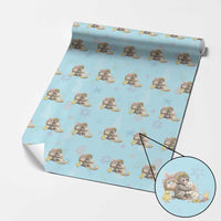 Cute Punch Baby Monkey Easter Wrapping Paper Roll Funny Animal Gift