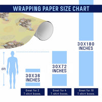 Cute Punch Baby Monkey Easter Wrapping Paper Roll Funny Animal Gift