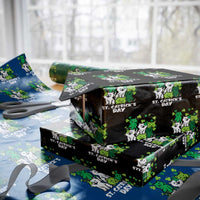 Cute St Catricks Day Wrapping Paper Roll St Patricks Cats Saint Pattys Cat Lover - Wonder Print Shop