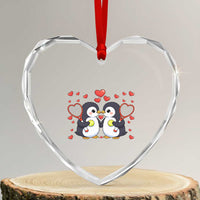 Cute XOXO Tennis Player Heart Crystal Glass Ornament Valentines Day Gift - Wonder Print Shop