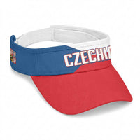 Czech Republic 2026 Football Sun Visor Cap With Heart For Czechia