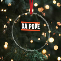 Da Pope Leo XIV Crystal Glass Ornament Cardinal Robert Francis Prevost 267th Pope TS02