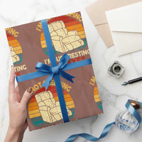 Dad Papa Grandpa Jokes Wrapping Paper Roll I'm Not Sleeping I'm Just Resting My Eyes - Wonder Print Shop