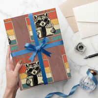 Dad Tax Raccoon Wrapping Paper Roll Making Sure It's Not Poison Funny Father's Day - Wonder Print Shop
