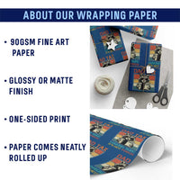 Dad Tax Raccoon Wrapping Paper Roll Making Sure It's Not Poison Funny Father's Day - Wonder Print Shop