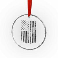 Dad The Man The Myth The Legend Crystal Glass Ornament Proud American Welder Gift