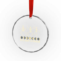 Dancing Skeleton Crystal Glass Ornament It's Just A Phase Moon Celestial Cycle Phases Of The Moon Astronomy TS02