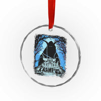 Dark Gothic Christmas Krampus Crystal Glass Ornament TS09