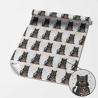Dark Lord Cat Dartist Gift Wrapping Paper Roll Funny Sci Fi Dart Thrower Gift - Wonder Print Shop
