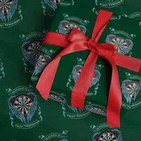 Dart Player Sport Wrapping Paper Roll Darts Happiness Is A Tight Threesome - Wonder Print Shop