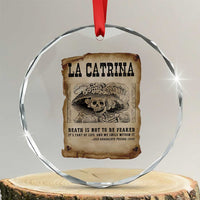 Day Of The Dead Crystal Glass Ornament La Calavera Garbancera TS14