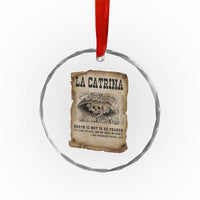 Day Of The Dead Crystal Glass Ornament La Calavera Garbancera TS14