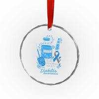 Dead Pancreas Society Crystal Glass Ornament Funny Diabetes Awareness Insulin T1D Support TS10