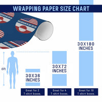 Dear Greenland We Hate Him Too Wrapping Paper Roll Political Protest Greenlander American Flag