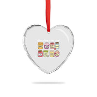 Democracy Is My Jam Heart Crystal Glass Ornament Social Justice Protest Resist - Wonder Print Shop