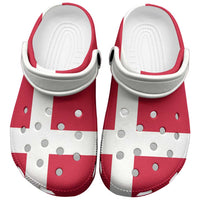 Denmark Clogs Shoes Flag Color Inspiration - Wonder Print Shop