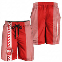 Denmark National Football Shorts for Men The Red and Whites Sporty Style - Wonder Print Shop
