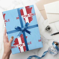 Denmark Stand With Greenland Not For Sale Wrapping Paper Roll Danish Flag Unity Support Protest