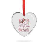 Derby Horse Racing Day Heart Crystal Glass Ornament Lilies For The Fillies Stargazer Lily Flower