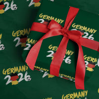 Deutschland Flag German Pride Wrapping Paper Roll Germany Soccer Lover Football Fans