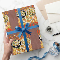 Deviled Eggs Wrapping Paper Roll Vintage 90s Thanksgiving Funny Foodie Bootleg Graphic