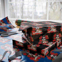 Dia De Los Muertos Mexican Wrapping Paper Roll Day of the Dead Sugar Skull Women - Wonder Print Shop