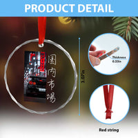 Distress JDM Drift Car Crystal Glass Ornament Distress Japanese Automotive Tuning Car TS10