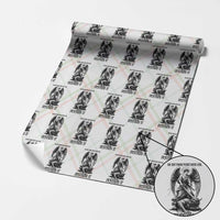 Do Not Make Peace With Evil Wrapping Paper Roll Archangel Saint Michael