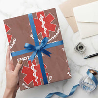 Do Not Pet Husband Wrapping Paper Roll Funny Sarcastic Saying - Wonder Print Shop