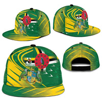 Dominica Independence Day Snapback Cap 3 November Coat Of Arms - Wonder Print Shop