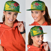 Dominica Independence Day Snapback Cap 3 November Coat Of Arms - Wonder Print Shop