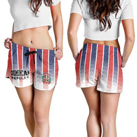 Dominican Republic Shorts for Women Stripe Stylized