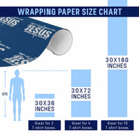 Dont Sit At Tables That Jesus Would Have Flipped Wrapping Paper Roll Funny Christian