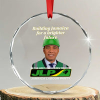 Dr Most Hon Andrew Holness JLP Supporter Crystal Glass Ornament Building Jamaica for a Brighter Future Jamaica Labor Party Politics TS02