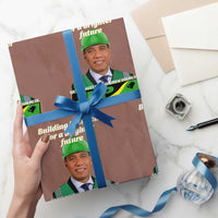 Dr Most Hon Andrew Holness JLP Supporter Wrapping Paper Roll Building Jamaica for a Brighter Future Jamaica Labor Party Politics - Wonder Print Shop