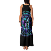 Lady Skull Family Matching Tank Maxi Dress and Hawaiian Shirt Don't Try To Figure Me Out I'm A Special Kind Of Twisted - Wonder Print Shop