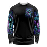 Lady Skull Long Sleeve Shirt Don't Try To Figure Me Out I'm A Special Kind Of Twisted - Wonder Print Shop