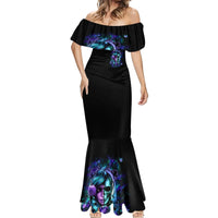 Lady Skull Mermaid Dress Don't Try To Figure Me Out I'm A Special Kind Of Twisted - Wonder Print Shop