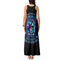 Lady Skull Tank Maxi Dress Don't Try To Figure Me Out I'm A Special Kind Of Twisted - Wonder Print Shop