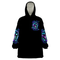 Lady Skull Wearable Blanket Hoodie Don't Try To Figure Me Out I'm A Special Kind Of Twisted - Wonder Print Shop