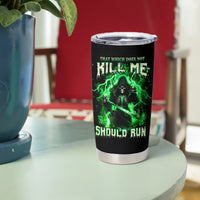 Reaper Skull Tumbler Cup That Which Does Not Kill Me Should Run - Wonder Print Shop
