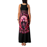 Witch Skull Family Matching Tank Maxi Dress and Hawaiian Shirt She Whispered Back Iam The Storm - Wonder Print Shop