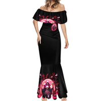 Witch Skull Mermaid Dress She Whispered Back Iam The Storm - Wonder Print Shop