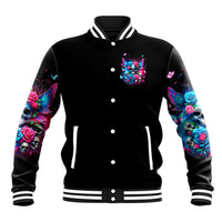 Fairy Skull Baseball Jacket Let Karma Handle Their Fate - Wonder Print Shop