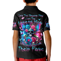 Fairy Skull Kid Polo Shirt Let Karma Handle Their Fate - Wonder Print Shop
