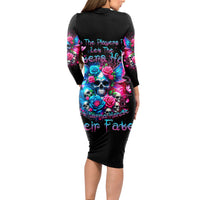 Fairy Skull Long Sleeve Bodycon Dress Let Karma Handle Their Fate - Wonder Print Shop
