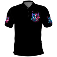Fairy Skull Polo Shirt Let Karma Handle Their Fate - Wonder Print Shop