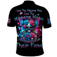 Fairy Skull Polo Shirt Let Karma Handle Their Fate - Wonder Print Shop